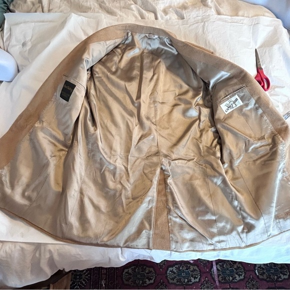 Hunt Valley Camel Hair Blazer Mens 42L Tan - Picture 8 of 15